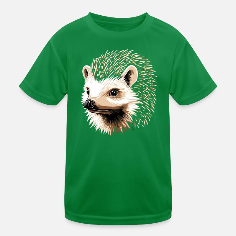Igel Weißbauchigel Stacheligel Liebe Süßer Igel Kinder Funktions-T-Shirt