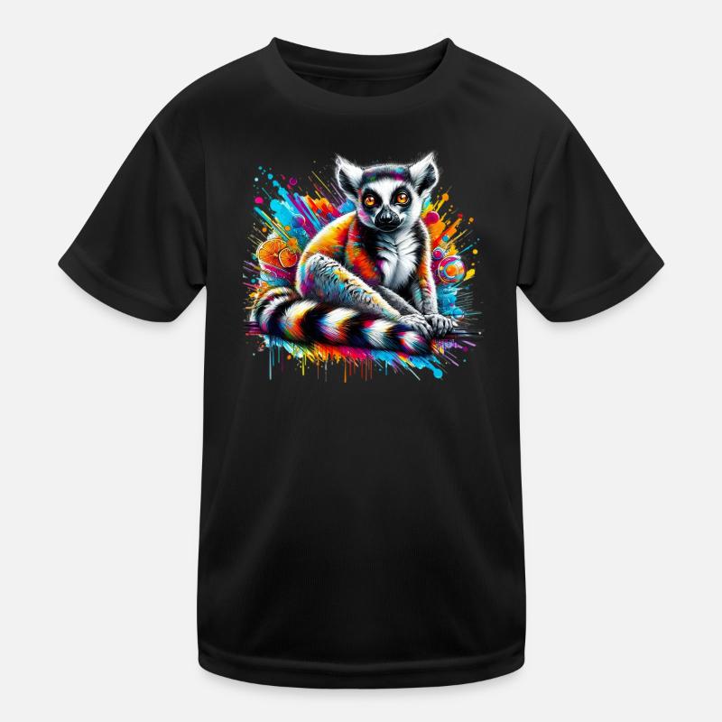 Lemur Kinder Funktions-T-Shirt