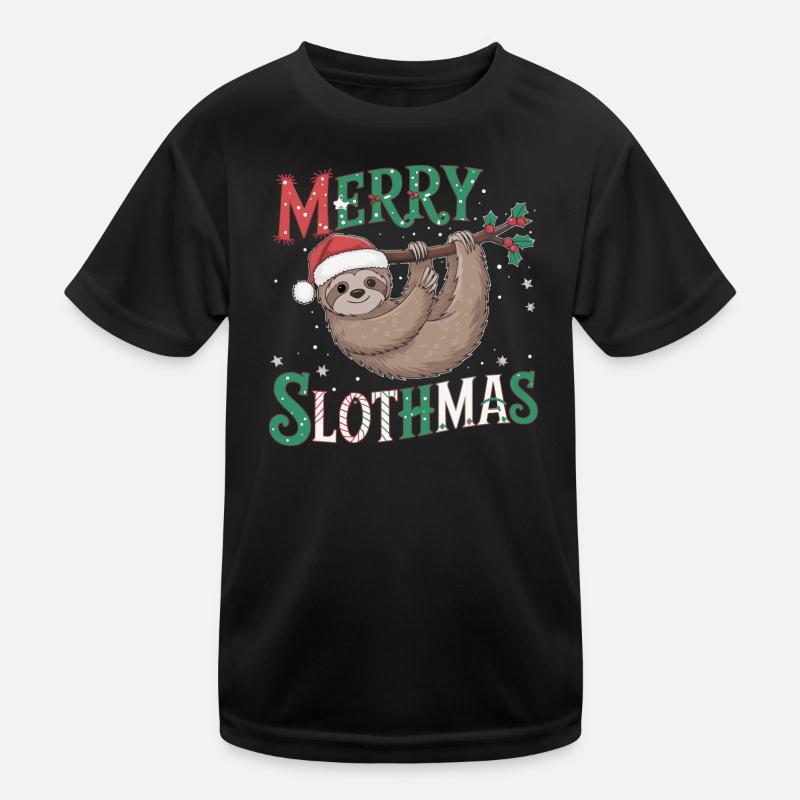 Joyeux Slothmas T-shirt sport Enfant