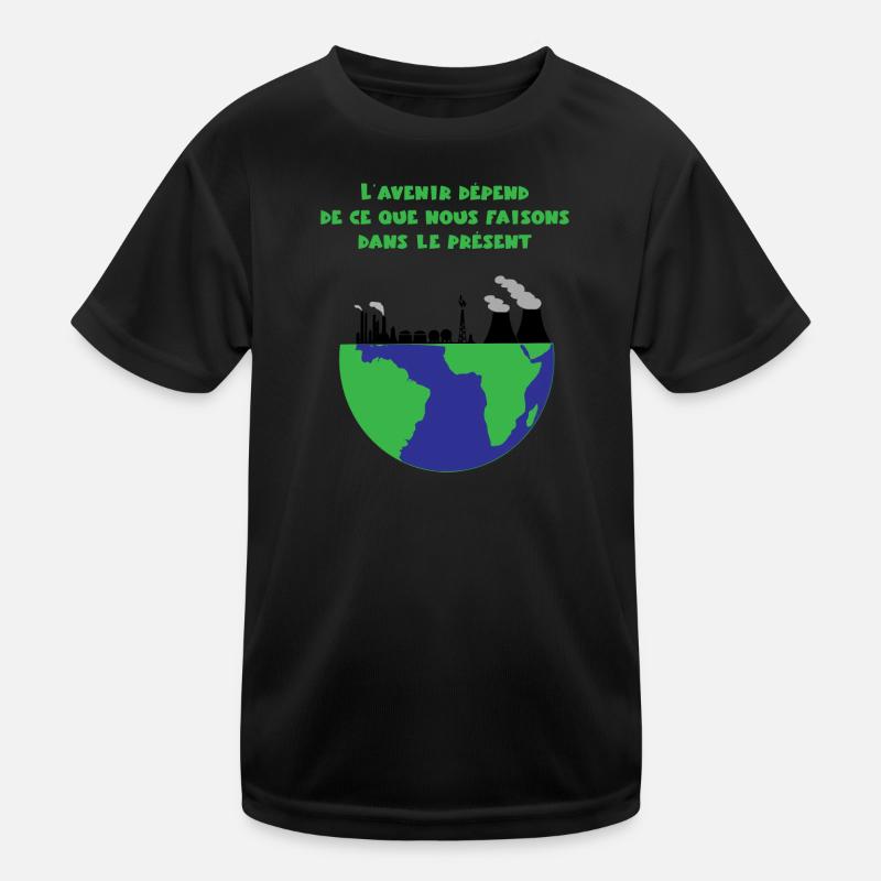 Planète Terre T-shirt sport Enfant