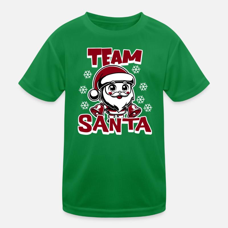 Équipe du Père Noël T-shirt sport Enfant