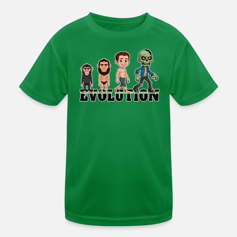 Evolution Zombie Kids Functional T-Shirt