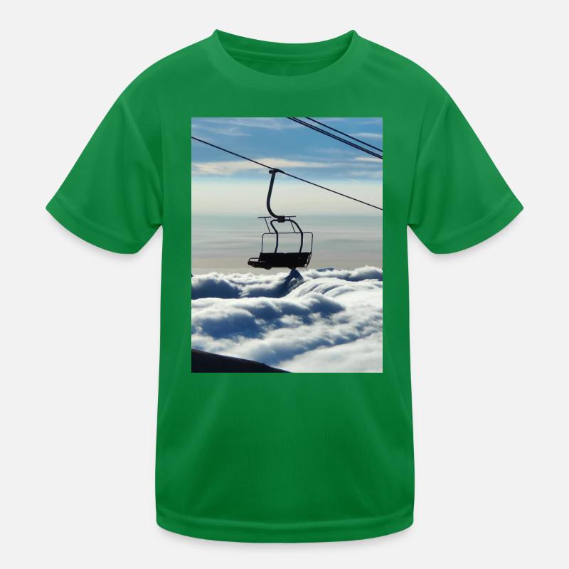 Mer de nuage et télésiège T-shirt sport Enfant