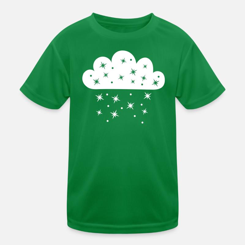 Wolke Sternenfall Kinder Funktions-T-Shirt