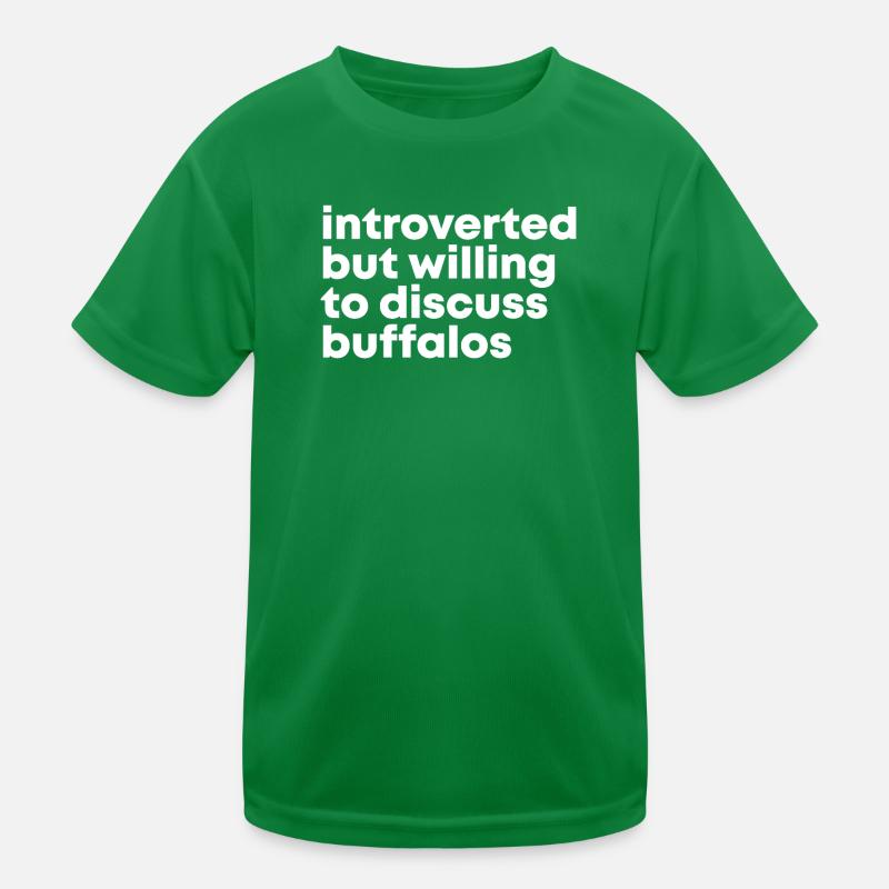 Büffel Kinder Funktions-T-Shirt