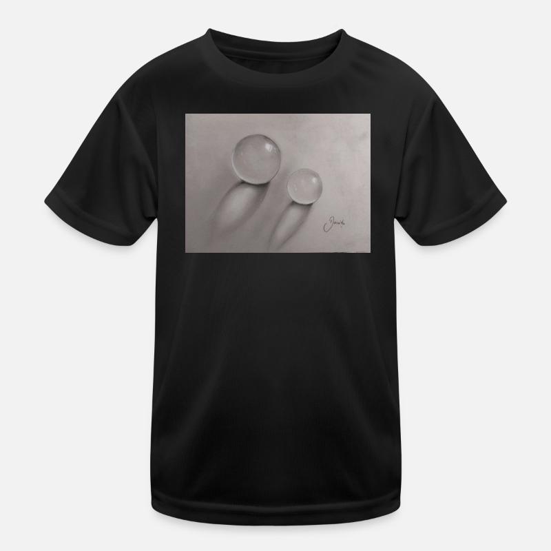 Transparente Glaskugeln mit Schatteneffekt Kinder Funktions-T-Shirt