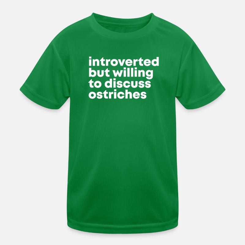 autruche T-shirt sport Enfant