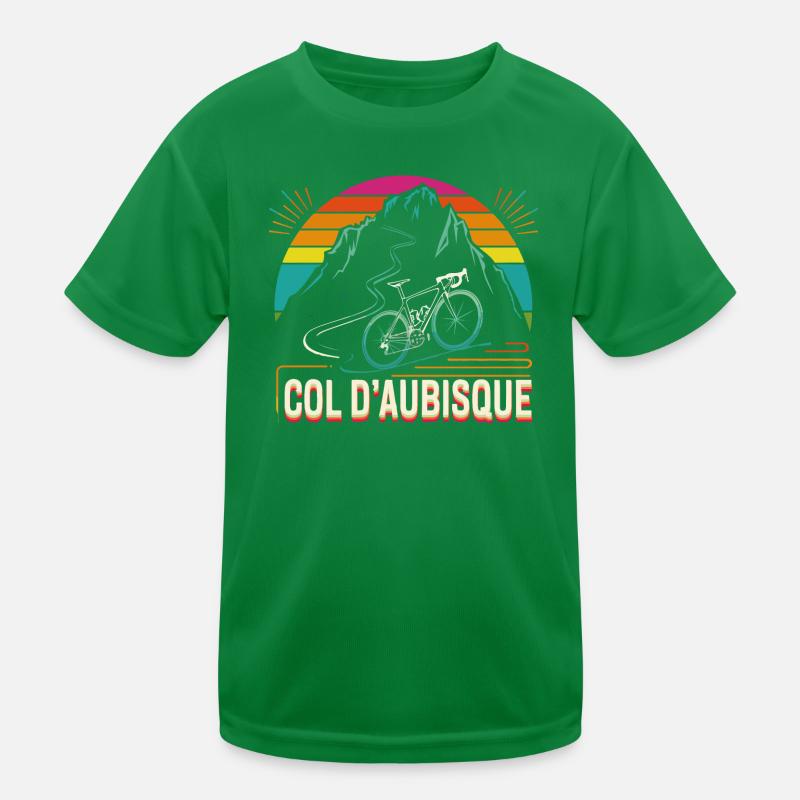 Col d'Aubisque Radsport Design Kinder Funktions-T-Shirt