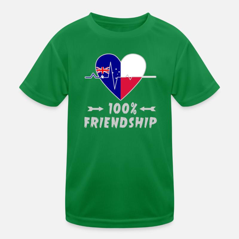 L'Australie et la Pologne : amitié à 100 % T-shirt sport Enfant