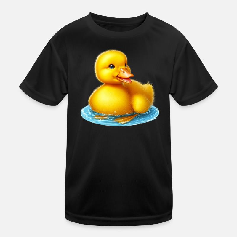 Duckling Duck Duck Duck Kids Functional T-Shirt