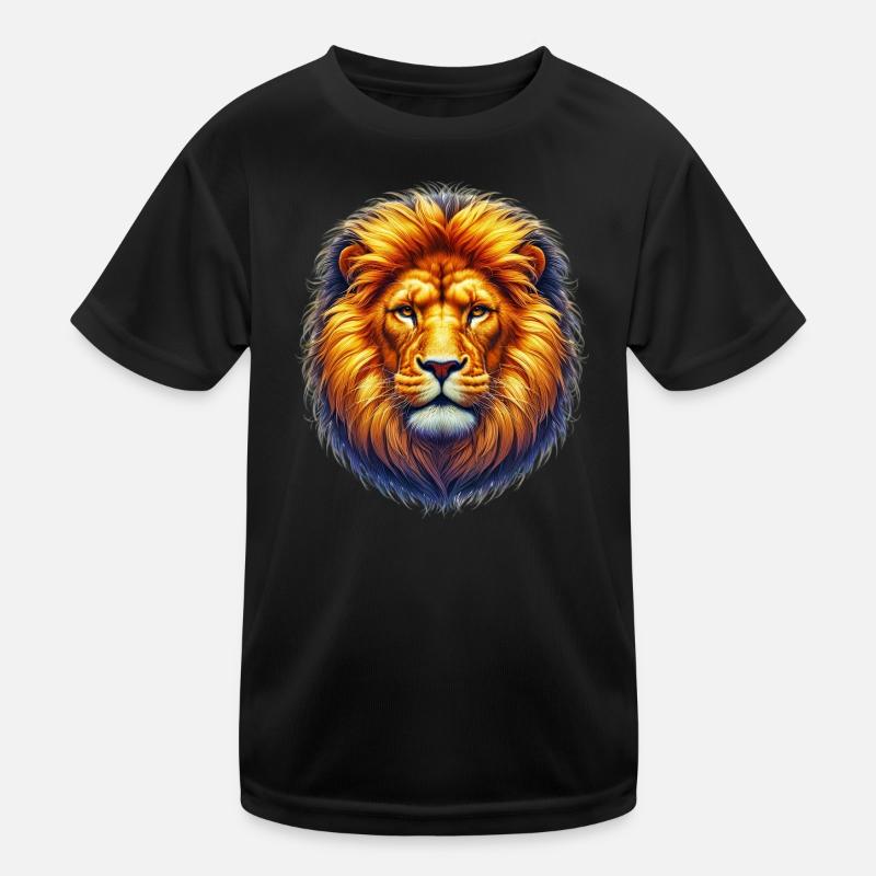 Löwe Kinder Funktions-T-Shirt
