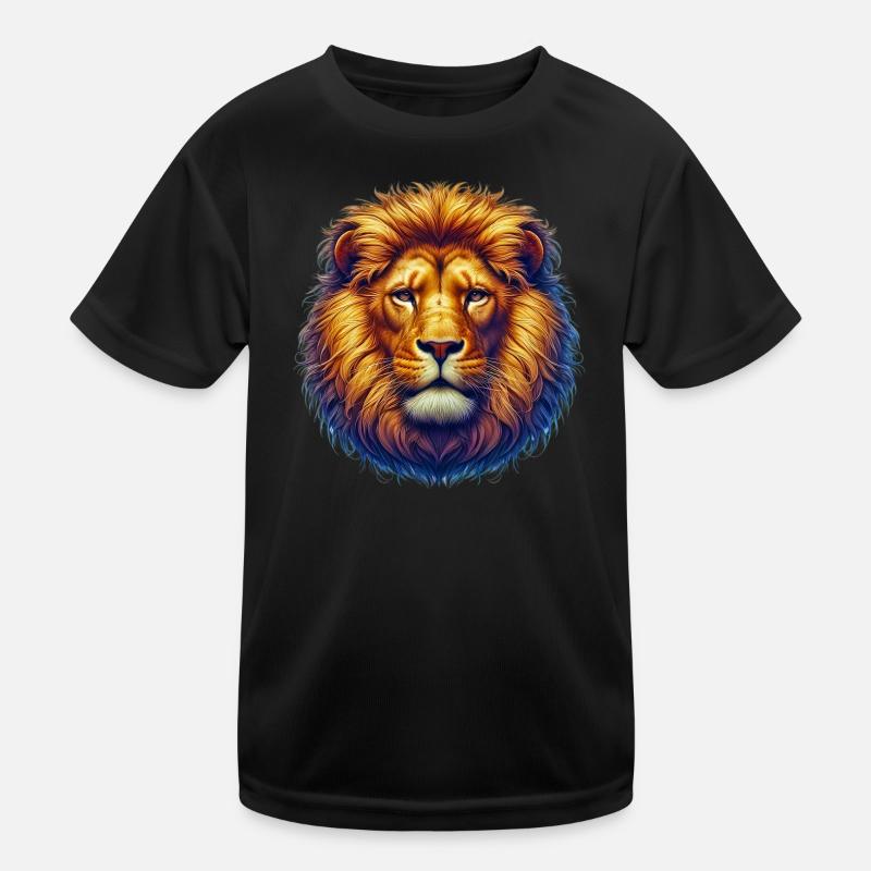 Löwe Kinder Funktions-T-Shirt