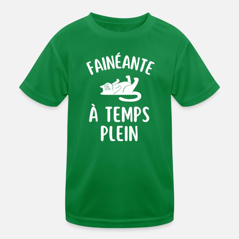 FAINÉANTE à temps plein T-shirt sport Enfant