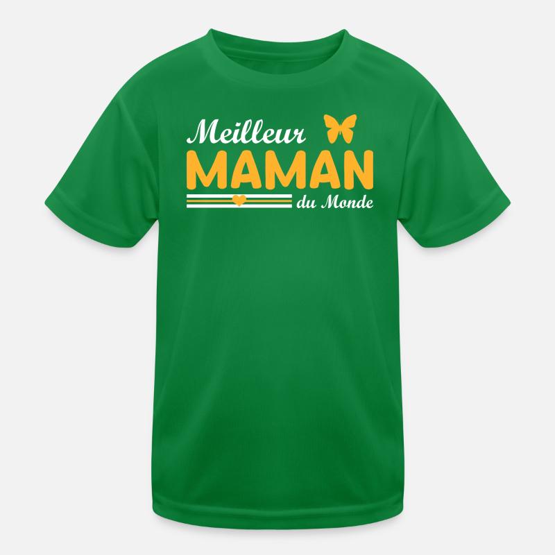 Beste Mutter der Welt Kinder Funktions-T-Shirt