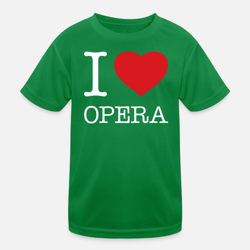 J’AIME L’OPÉRA Blanc T-shirt sport Enfant