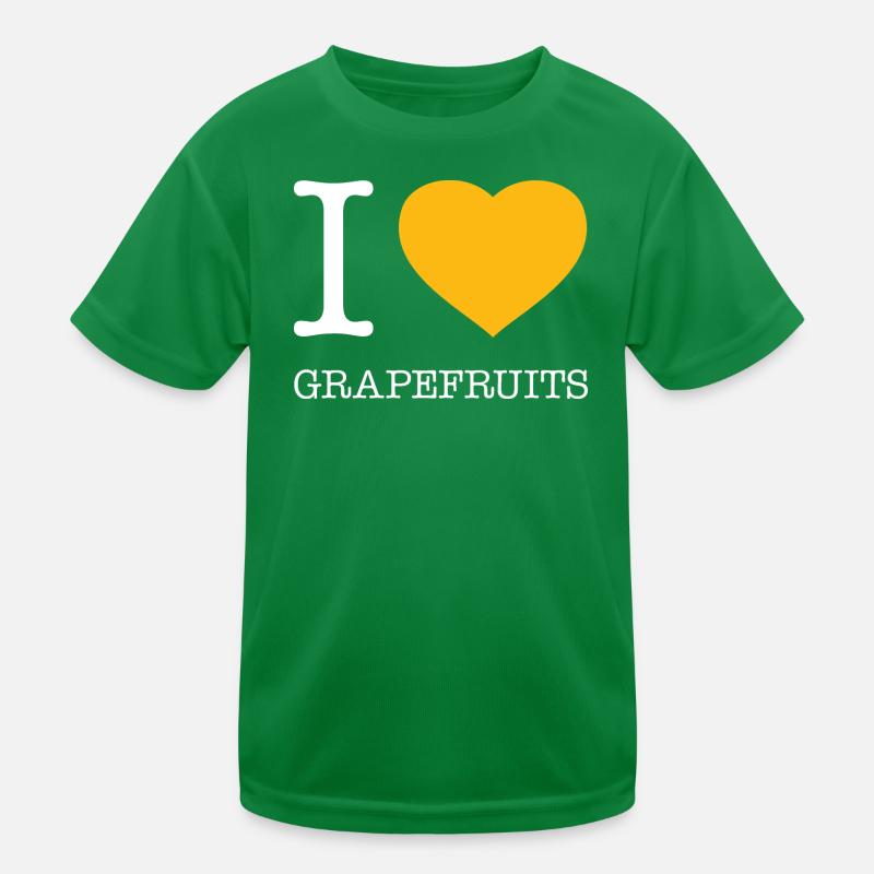 I LOVE GRAPEFRUITS Kids Functional T-Shirt