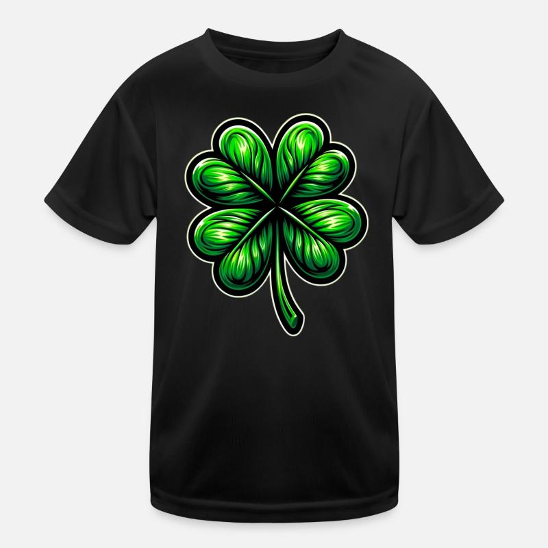 Four-leaf clover Kids Functional T-Shirt