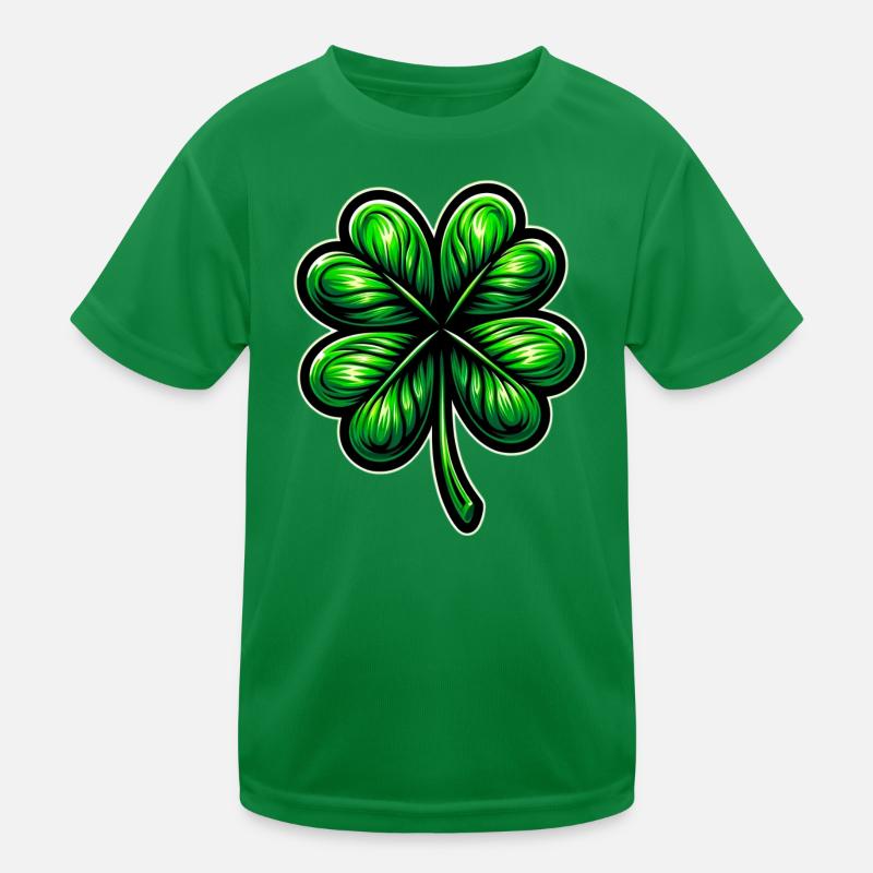 Four-leaf clover Kids Functional T-Shirt