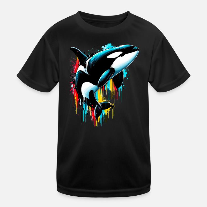 Killer whale Kids Functional T-Shirt
