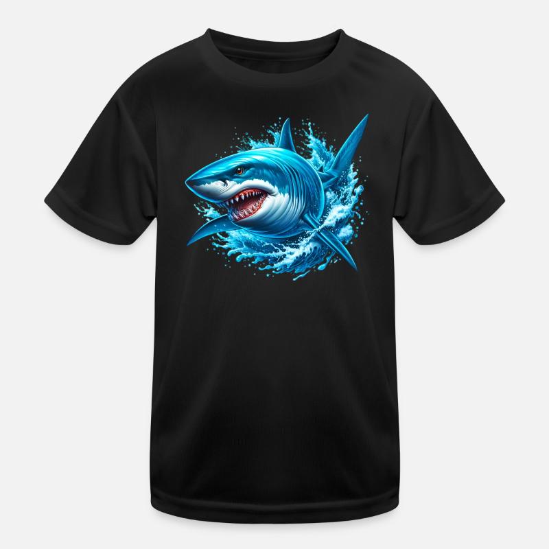 Shark Kids Functional T-Shirt