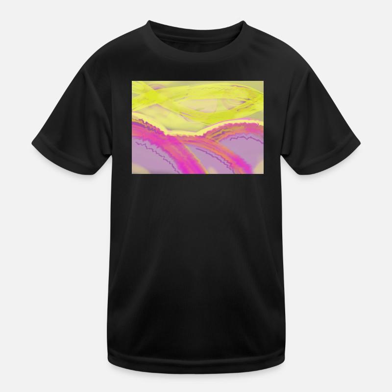Three Suns - Kids Functional T-Shirt - black