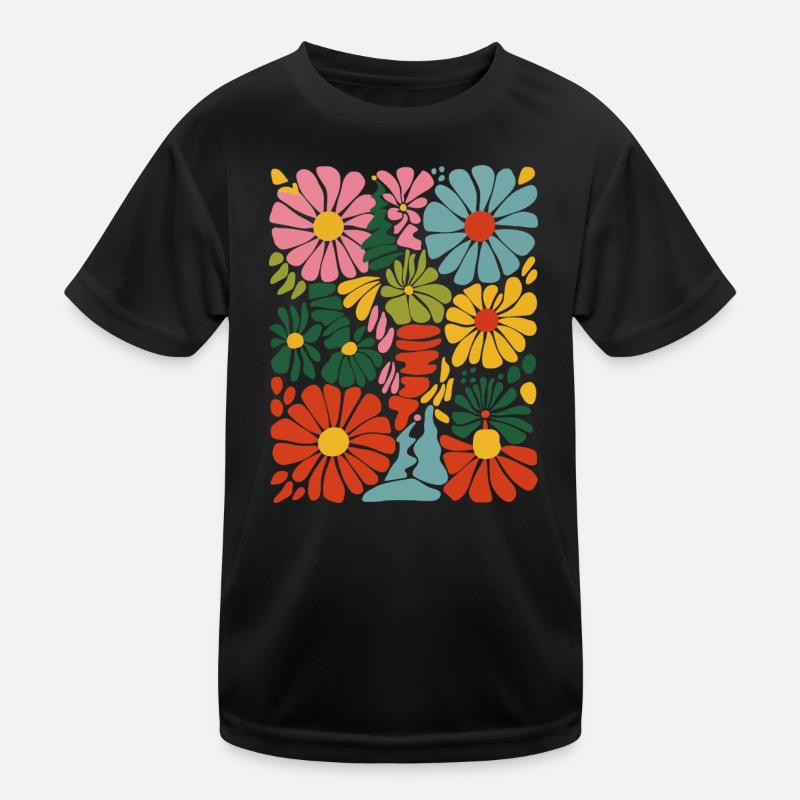 Explosion florale vive T-shirt sport Enfant