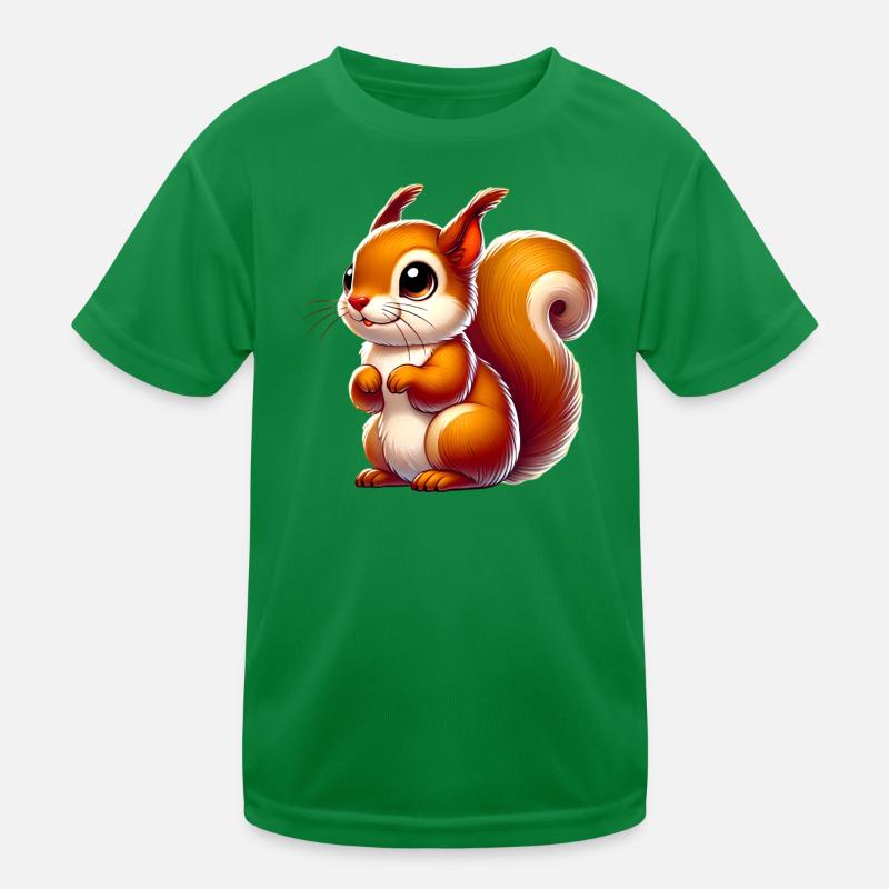 Squirrel Kids Functional T-Shirt