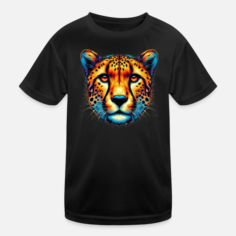 Gepard Kinder Funktions-T-Shirt