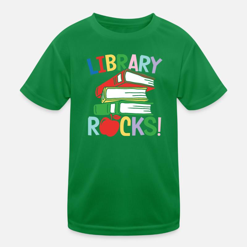 Library rocks Kinder Funktions-T-Shirt