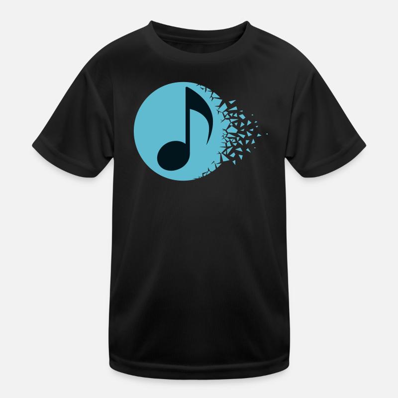 Melodische Burst-Note Kinder Funktions-T-Shirt