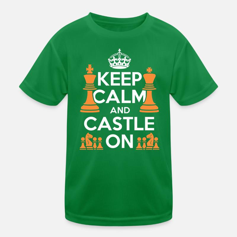 Bleiben Sie ruhig und machen Sie weiter Kinder Funktions-T-Shirt