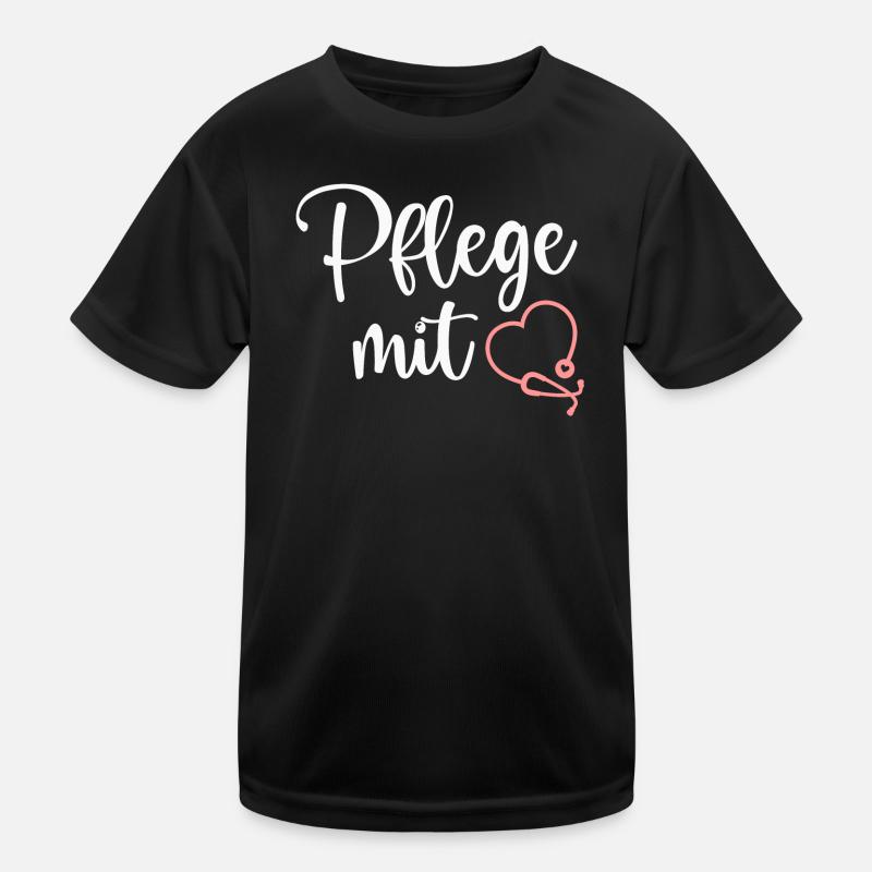 Pflege Krankenschwester Kinder Funktions-T-Shirt