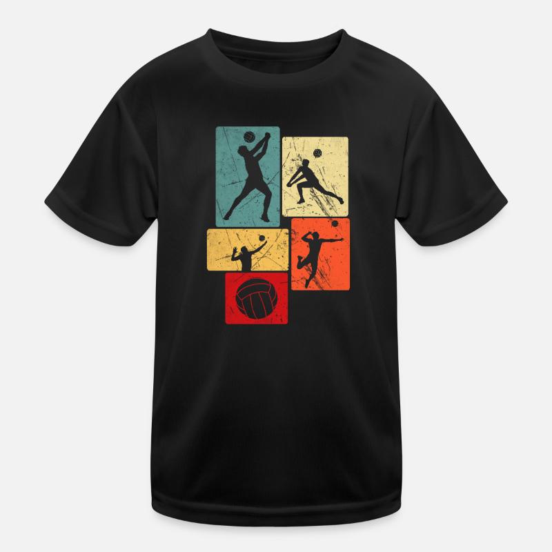 Volleyball Kinder Funktions-T-Shirt