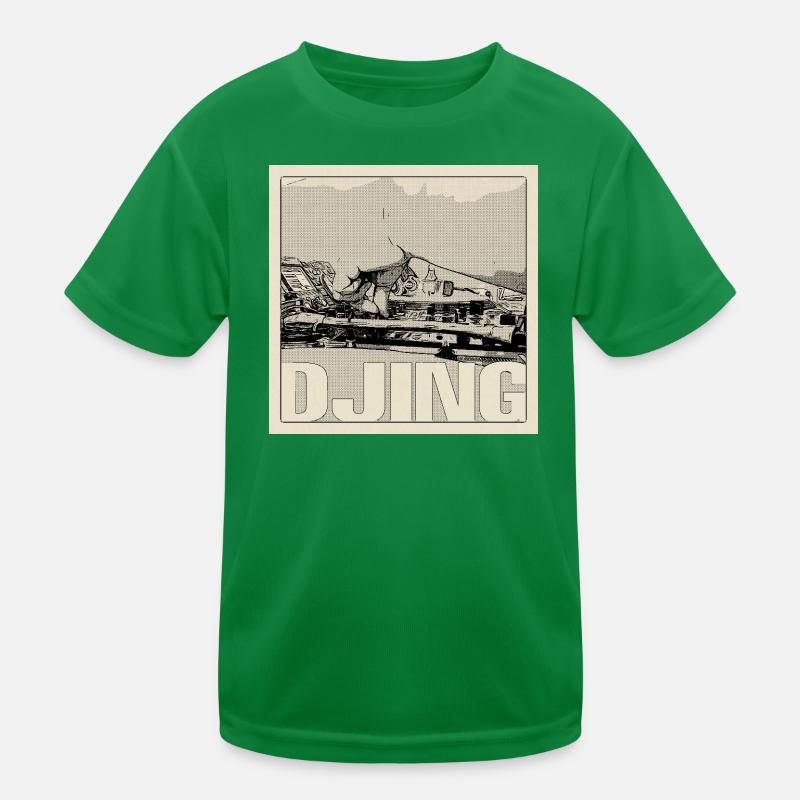 DJing Halftone Mix T-shirt sport Enfant