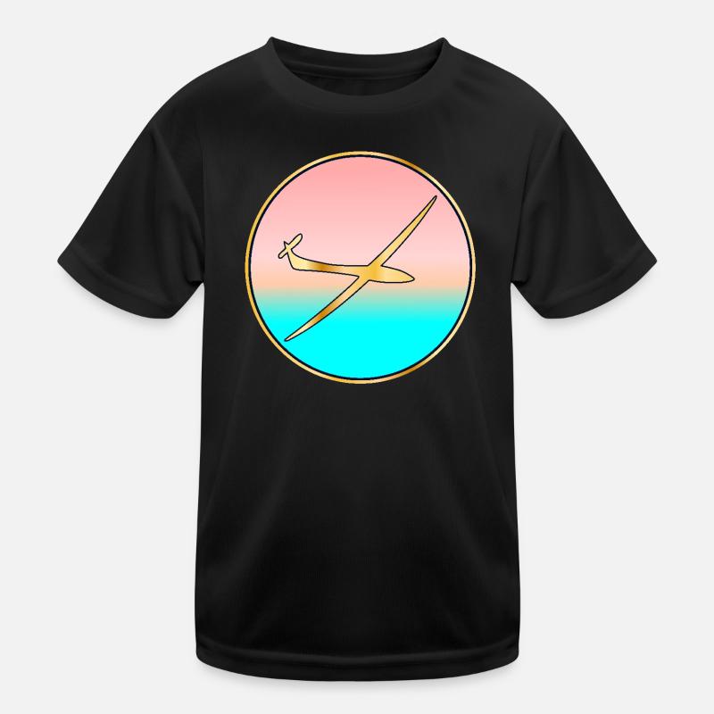 SEA SUNSET GLIDER Kids Functional T-Shirt
