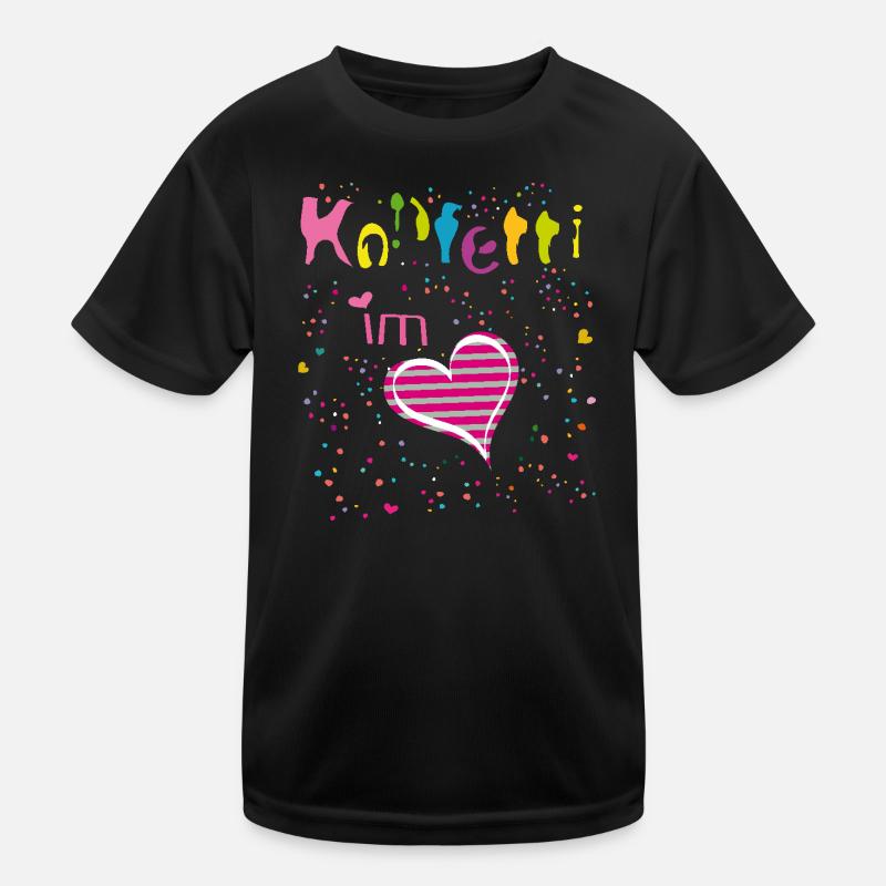Konfetti im Herzen Kinder Funktions-T-Shirt