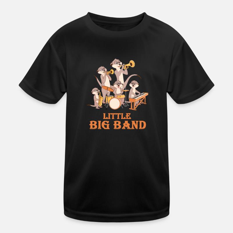 Erdmännchen Little Big Band Kinder Funktions-T-Shirt