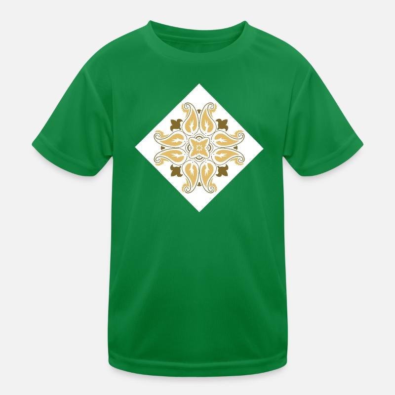 motif oriental maroquin tons bruns T-shirt sport Enfant