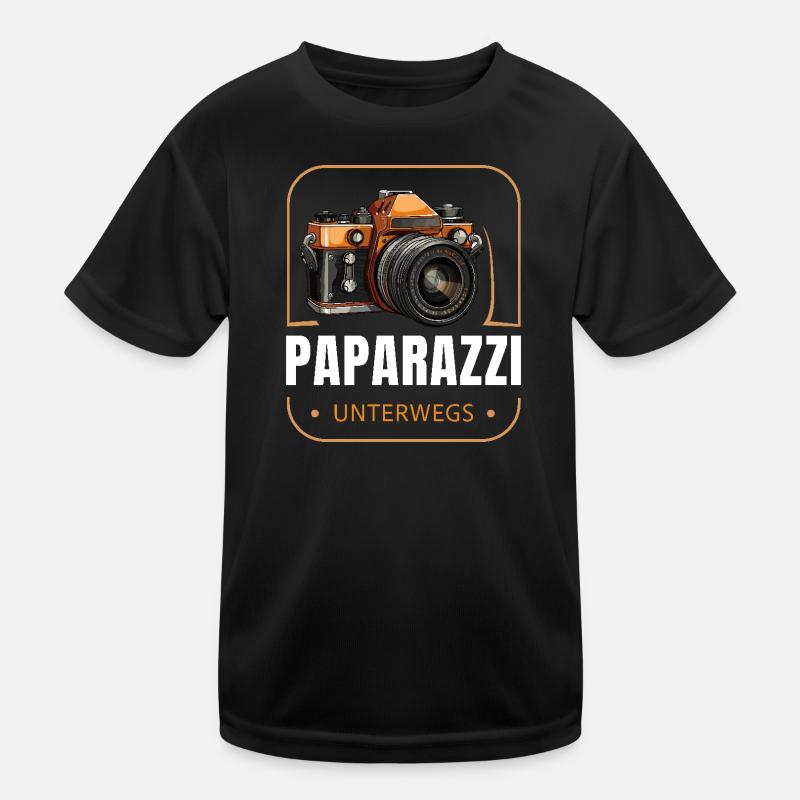 Paparazzi unterwegs Kinder Funktions-T-Shirt