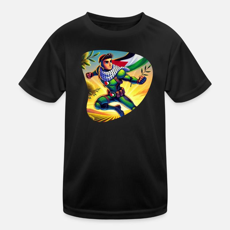 Falastin Hero Kids Functional T-Shirt