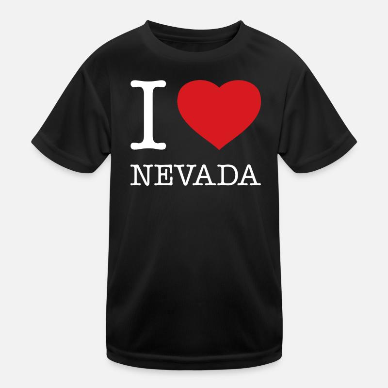 I LOVE NEVADA Kids Functional T-Shirt