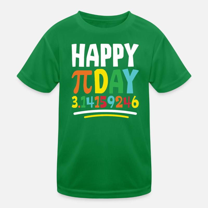 Happy Pi Day Kids Functional T-Shirt