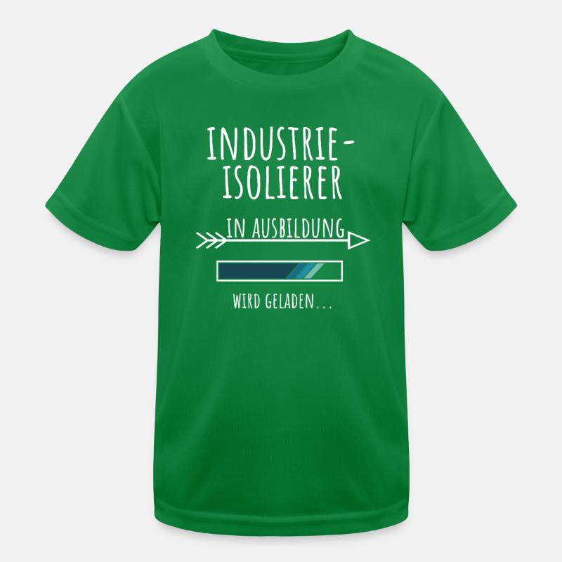 Industrie Isolierer Ausbildung Beruf Geschenk Kinder Funktions-T-Shirt