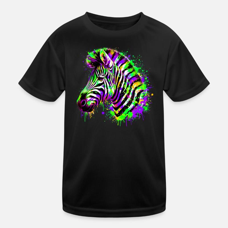Zebra Kids Functional T-Shirt