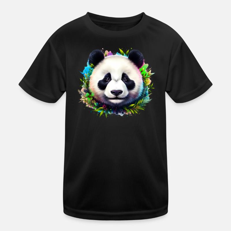 Panda Kids Functional T-Shirt