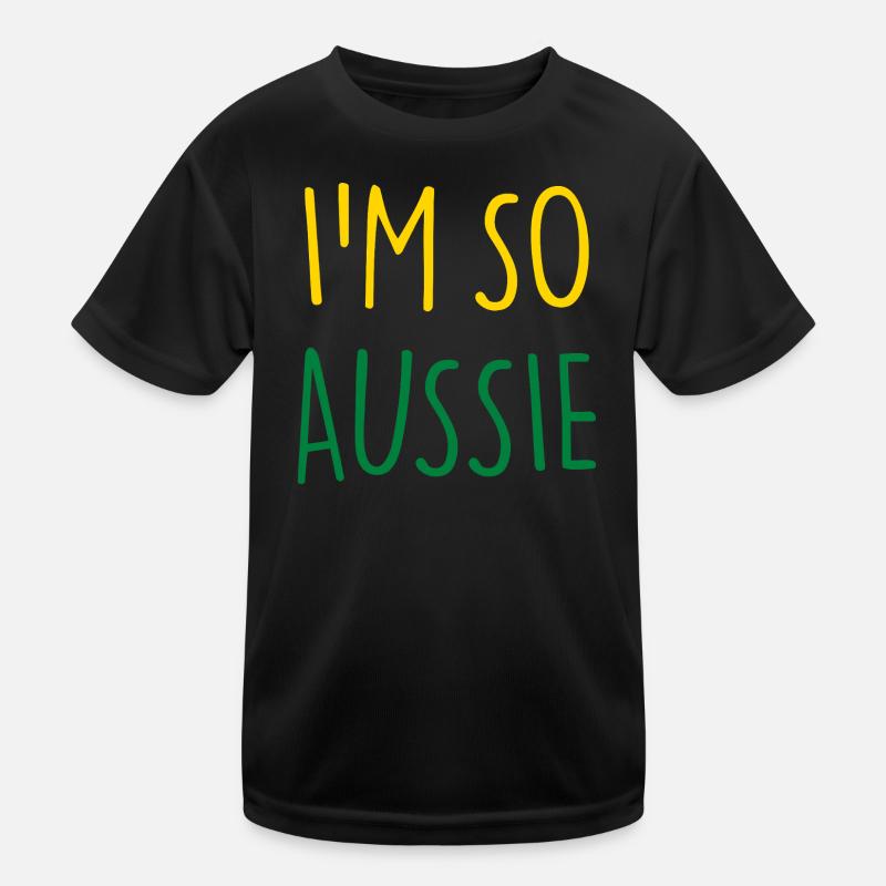 I'M SO AUSSIE Australisch Australien Kinder Funktions-T-Shirt