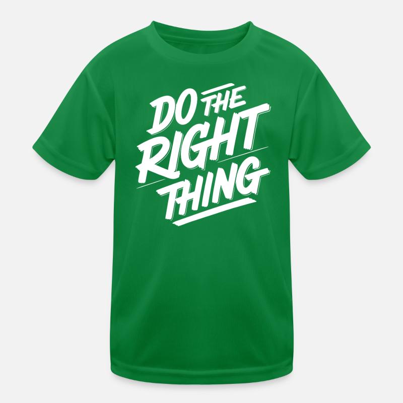 Tu das Richtige 1 (dunkel) Kinder Funktions-T-Shirt