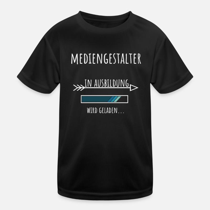 Mediengestalter Ausbildung Beruf Geschenk Kinder Funktions-T-Shirt