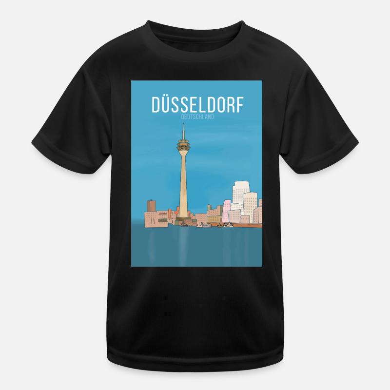Düsseldorf Kids Functional T-Shirt