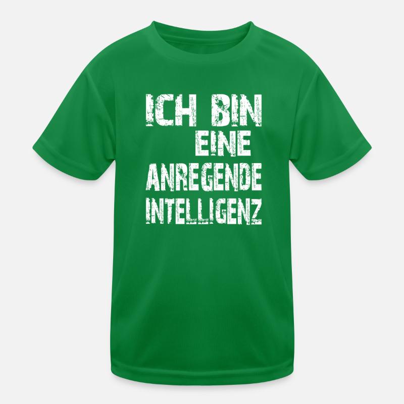 KI Spruch Ich bin eine anregende Intelligenz Kinder Funktions-T-Shirt